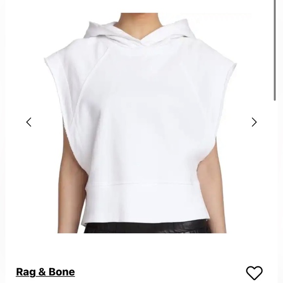 Rag & Bone Cropped Sweatshirt - Picture 1 of 4